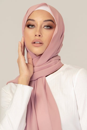 Pastel Pink Georgette