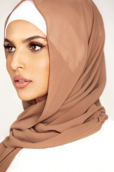 Pale Taupe Georgette