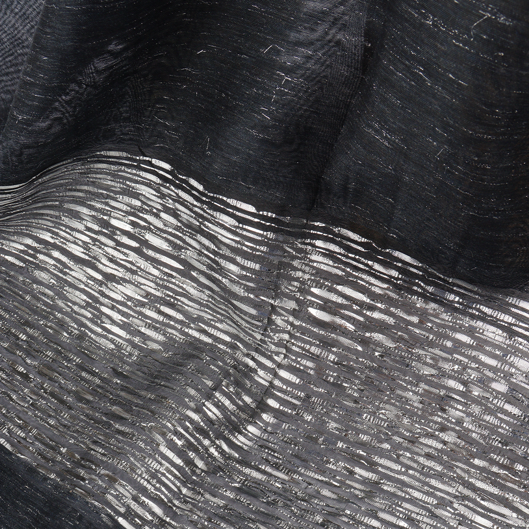 Organza Charcoal Scarf