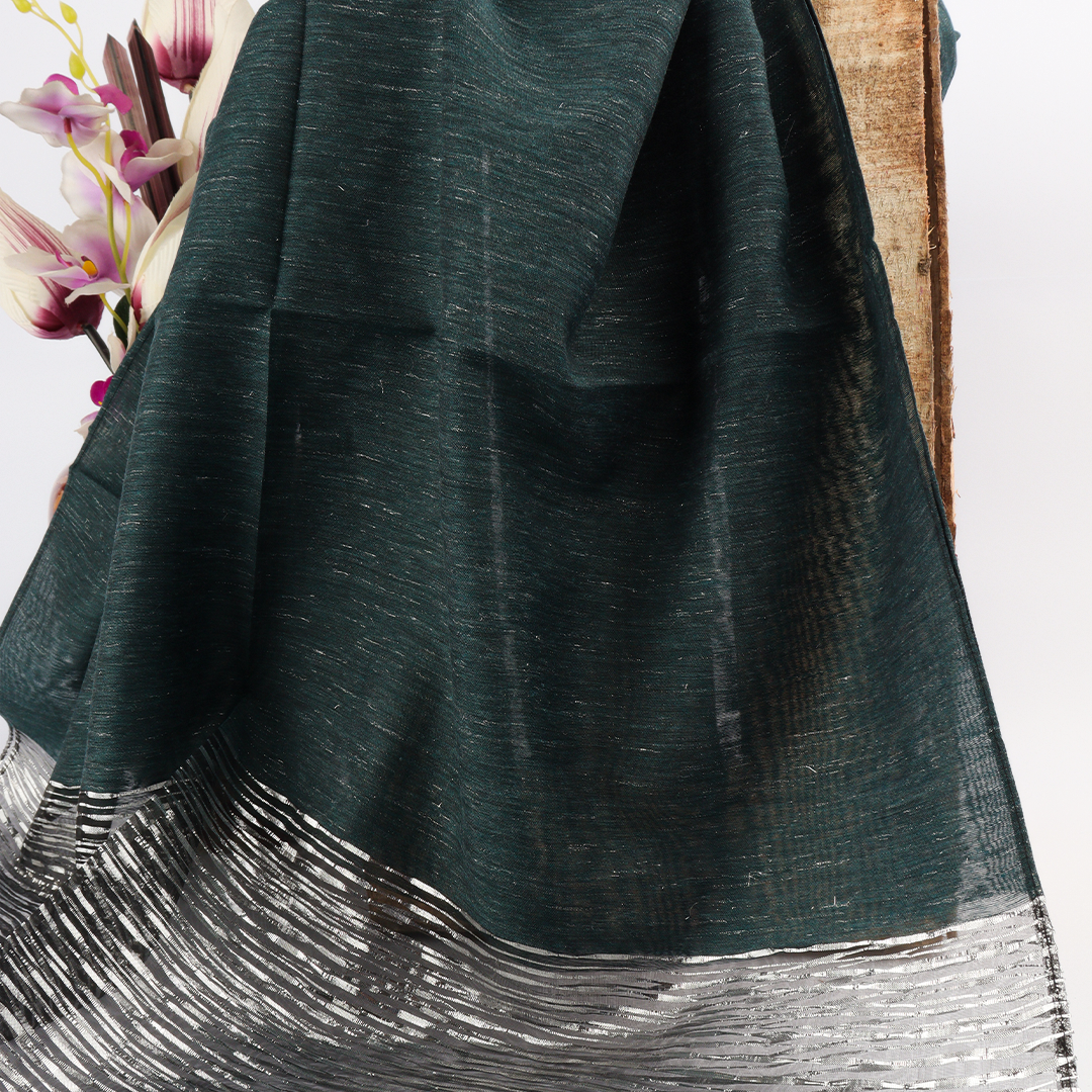 Organza Green Scarf