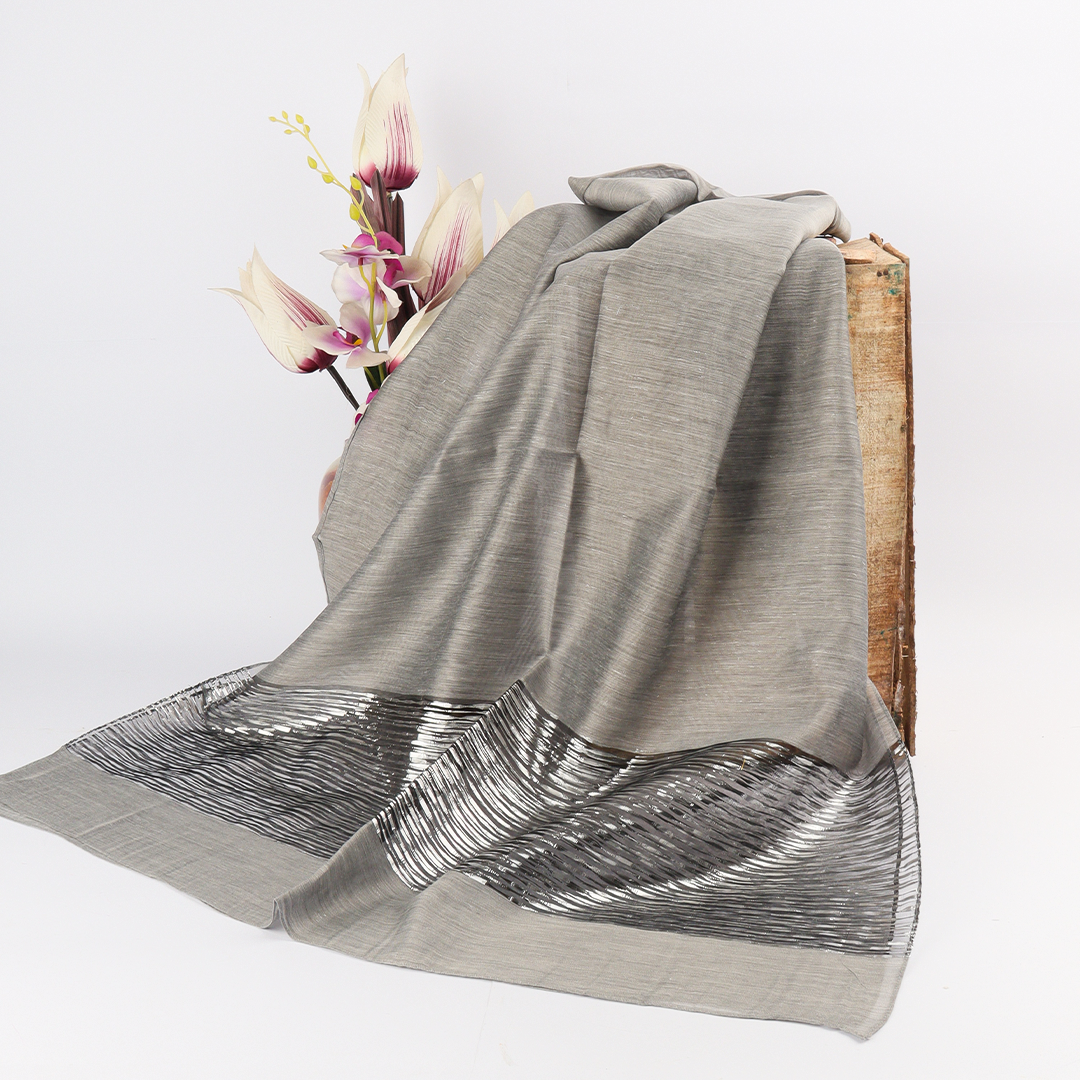 Organza Gray Scarf