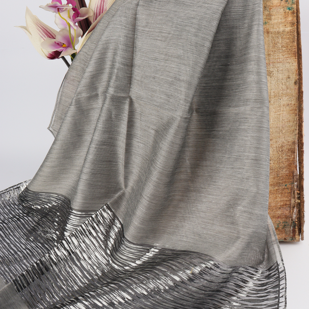 Organza Gray Scarf